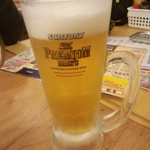 大阪 満マル - 生ビール313円(2014.11.21)