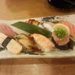 大阪 満マル - 上にぎり961円(2014.11.21)