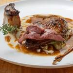 ユヌ パンセ - 料理写真:雷鳥のロースト