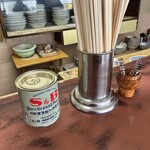 中華そば 太平楽 - カウンターで頂きました。