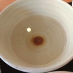 幸楽苑 - スープ割は鰹出汁