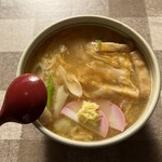 かしわや - アンカケうどん 730円