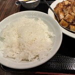 上海華龍 - 【2025.11.13(木)】麻婆豆腐定食のライス