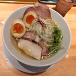 麺家 たけ田 - 味玉塩らーめん（同行者）