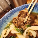 ゆうすけ - 関西風の甘め出汁が染み込んだ牛肉