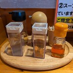 旭川らーめん かじべえ - 卓上調味料♪