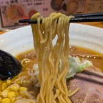 旭川らーめん かじべえ - 旭川直送の低加水ちぢれ麺♪