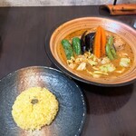 ふらのや - やわらか骨付きチキン＆道産野菜 1650円