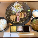 串亭 - サーロインの牛カツ御膳