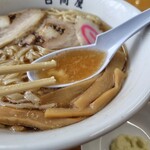 青竹手打ラーメン 日向屋 - ニンニクを少量で､味変！