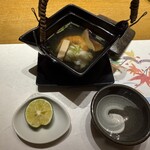 中の坊瑞苑 - 松茸の土瓶蒸し