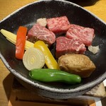 中の坊瑞苑 - 神戸牛の陶板焼き