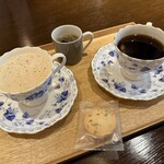 中の坊瑞苑 - ラウンジで食後の珈琲