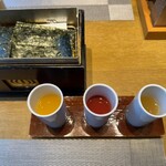 中の坊瑞苑 - 3種のジュース