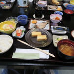 絶景の宿　龍峡亭 - 朝の料理