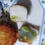 滝川蒲鉾 - 枝豆断面