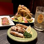 完全個室居酒屋 Akuan 海濱幕張店 - アスパラ豚肉巻き