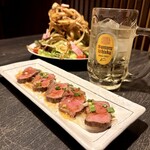 完全個室居酒屋 Akuan 海濱幕張店 - ローストビーフ
