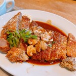 Restaurant GIGGLE - 料理写真:ビーフカツとマッシュルーム♡