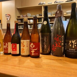 旬を感じる品々と、日本酒やワインなどお気に入りの一杯を味わう