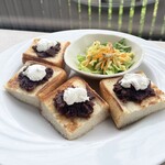 甘味cafe空 - あんトーストセット