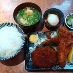 なが富 - ミックスフライ＠９８０円（税込）