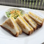 甘味cafe空 - 料理写真:たまごサンドセット