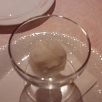 レストラン那智 - ライチのソルベ