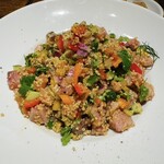 SARU Apero Bistro - スモークブリヒラとクスクスのサラダ
