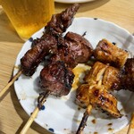 松よし - 右から上ミノ、キモ、タン