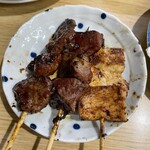 松よし - 右からコリコリ、シンゾウ、ツラミ