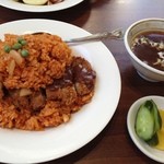 中華食堂 かどや - 続いて僕のトルコライス！初対面である（笑）