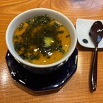 うなぎ料理専門店 せしも - サービスで出していただいた茶碗蒸し
