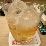すし善 - 梅酒　ロックで