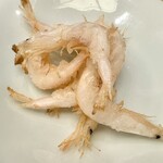 すし善 - 白海老の素揚げ