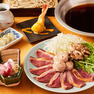 鴨鍋・しゃぶしゃぶなど冬の鍋コース始まりました。