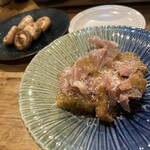 檸檬 - 山芋のフリット 椎茸