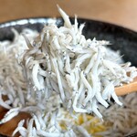 しらす屋ゆあさ湾 則種 - めっちゃシラスがモリモリ〜✨
