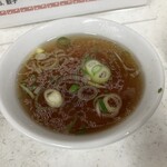 スタミナラーメン 娘娘 - スタカレーに付属のスープ