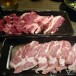 北海道ジンギスカン 羊肉専門店 七桃星 - ジンギスカン(980円)&ロース(920円)