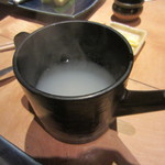 九つ井 - 蕎麦湯