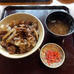 おかげ横丁 豚捨 - 牛丼並