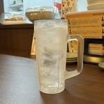 岐阜の酒と岐阜の肴 そば居酒屋 楽 - 一刻者(ソーダ割り)