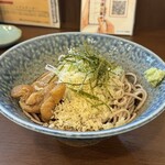 岐阜の酒と岐阜の肴 そば居酒屋 楽 - 岐阜の冷やしたぬきそば