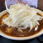 ラーメン南の - 麻婆麺玉ねぎトッピング