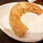 手打ちうどん　 いしづか - カボチャの天ぷら