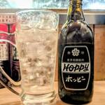 晩杯屋 - ホッピーセット（ナカの量はこれぐらい）