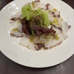ボニンアイランドシェフ - 水だこのカルパッチョ　島レモンコショーのせ（1078円）