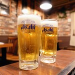 どんどん亭 - 生ビール中