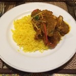 シタール - クラブマサラ盛り付け完了